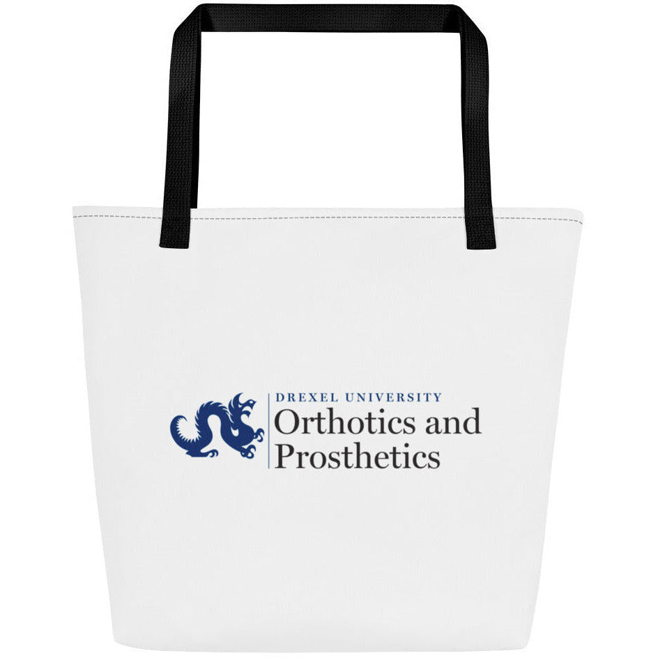 Drexel University O&P All-Over Print Large Tote Bag