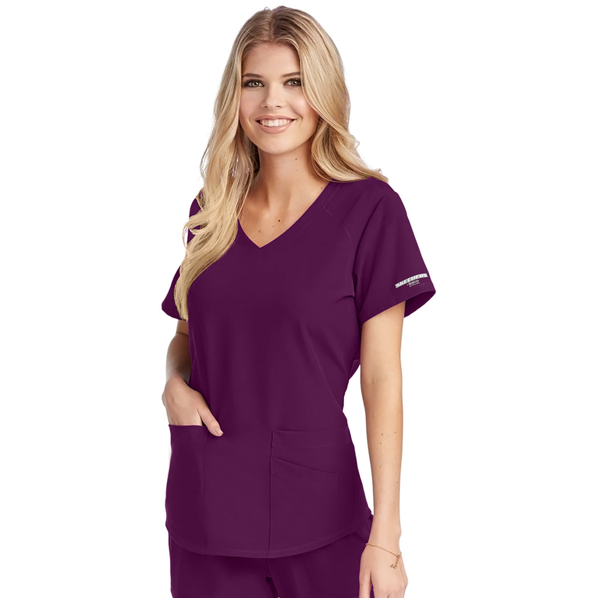 Barco Skechers Women's V-Neck Top