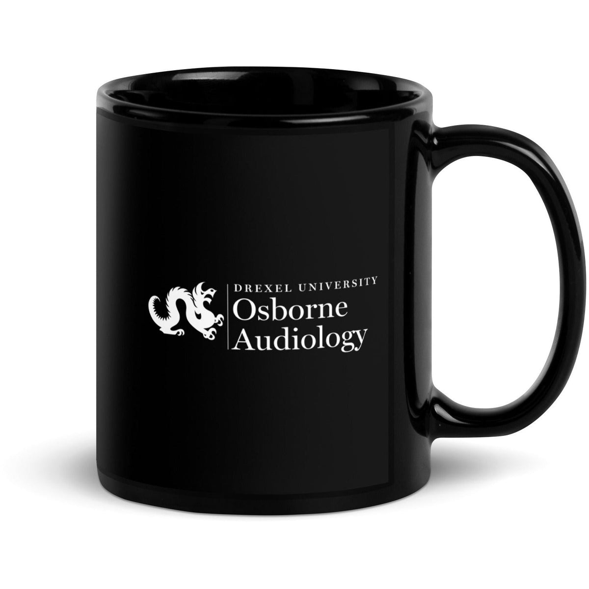 Drexel University OA Black Glossy Mug