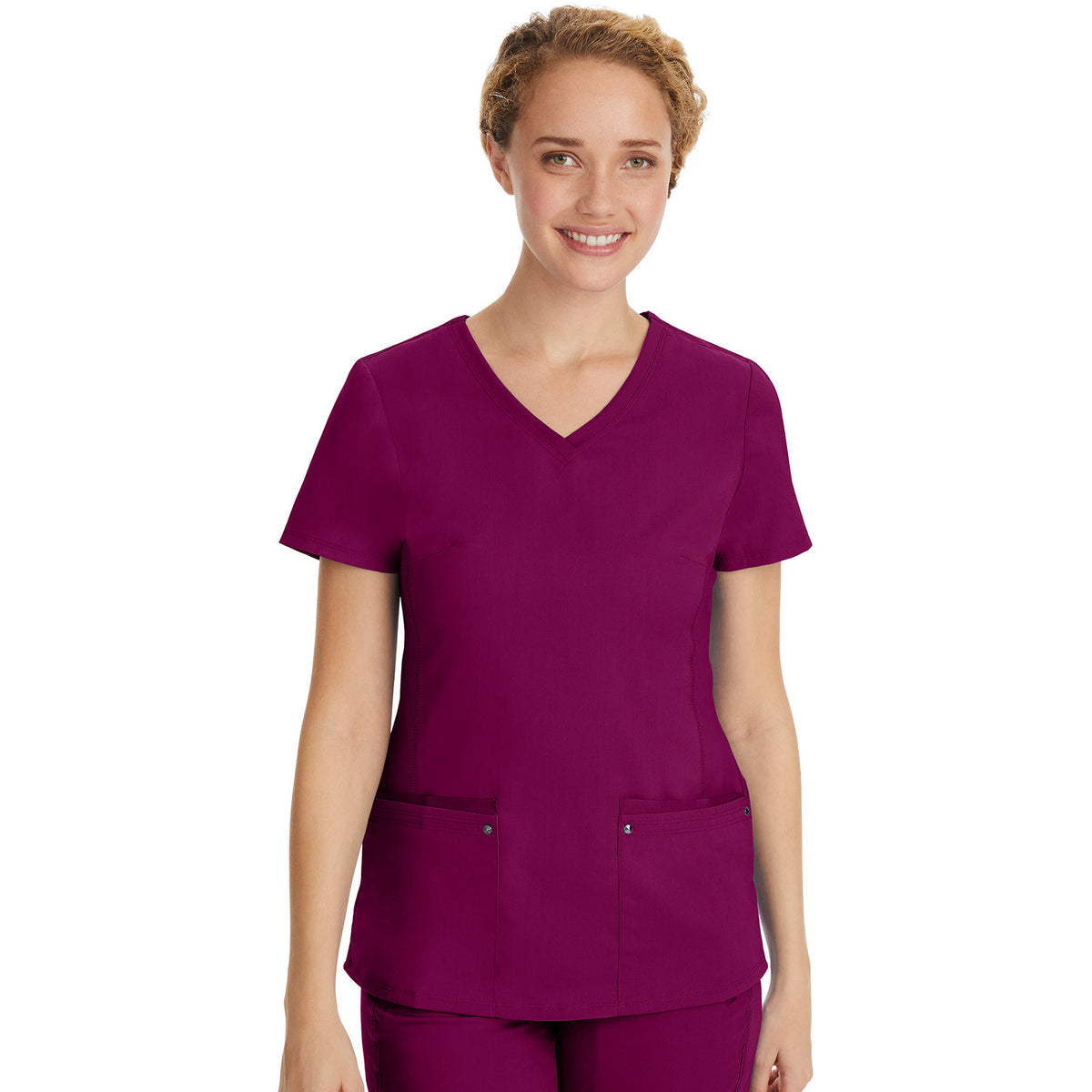 Healing Hands HH Purple Label Women's 2-Pocket Juliet Stylish V-Neck Top