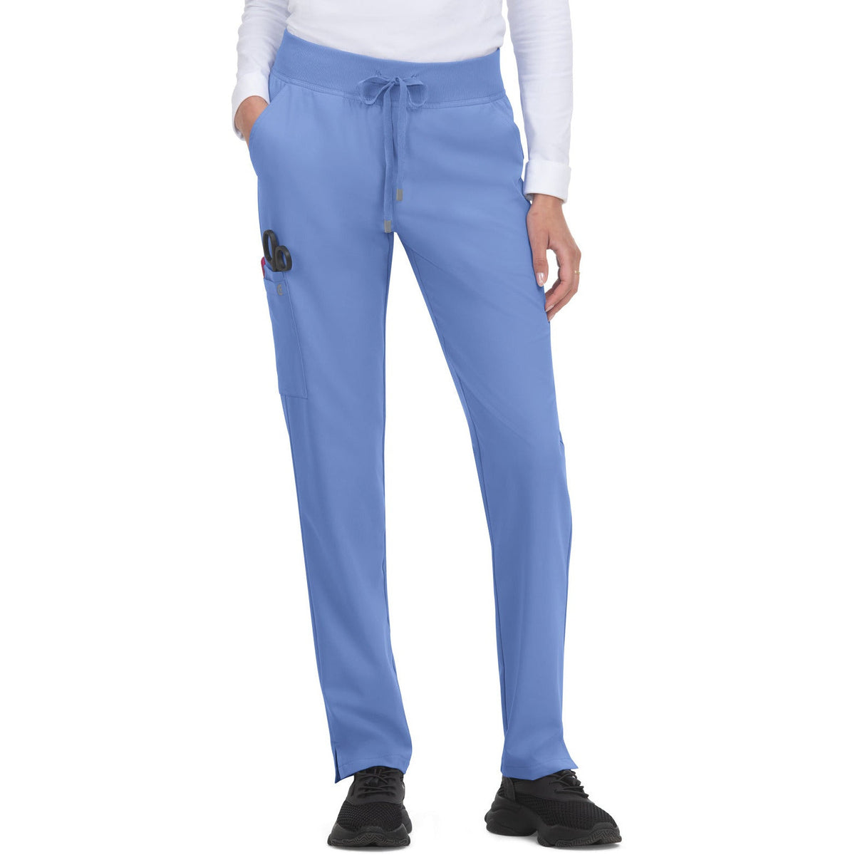 KOI Cureology Women's 7-Pocket Drawstring Elastic Waist Atria Pant