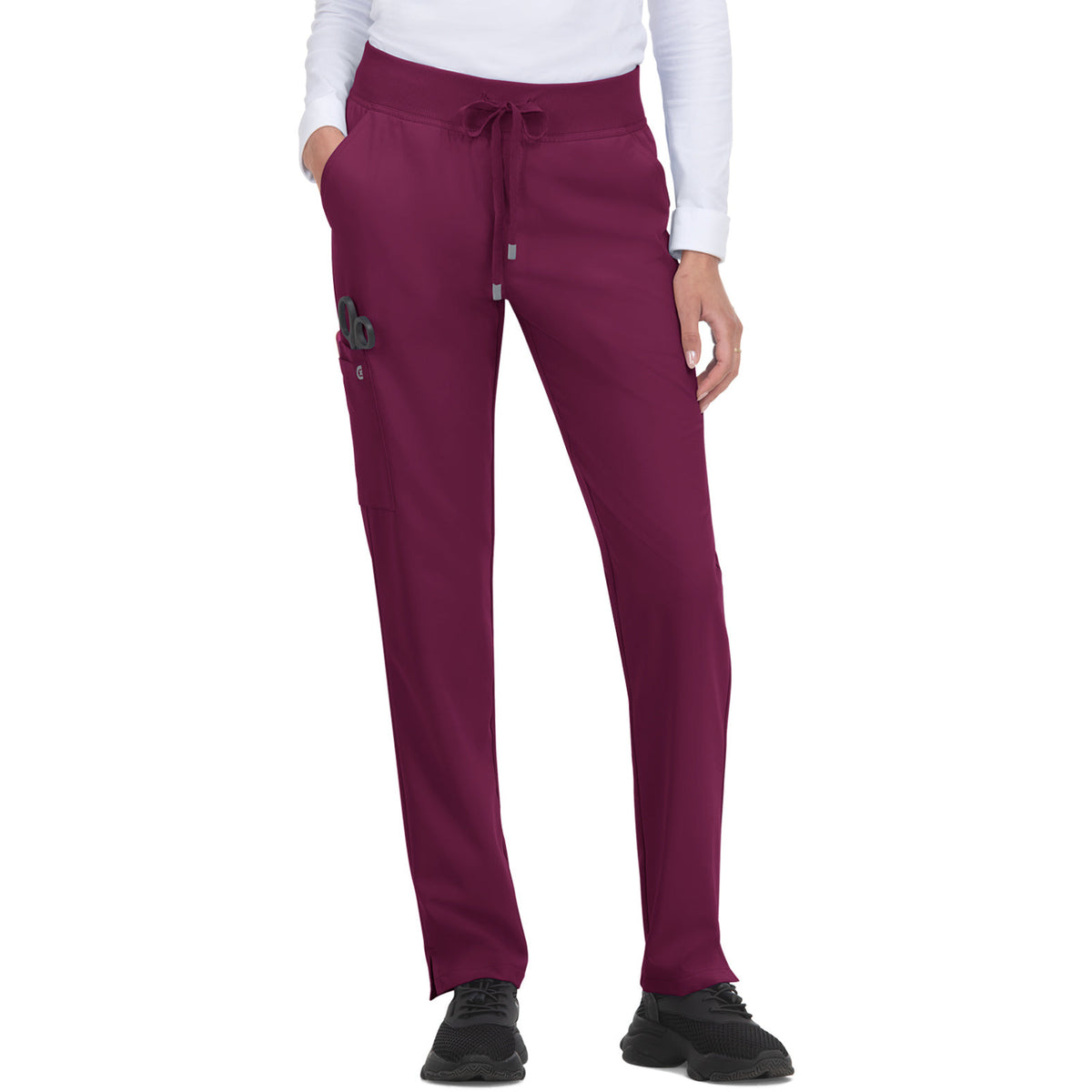 KOI Cureology Women's 7-Pocket Drawstring Elastic Waist Atria Pant