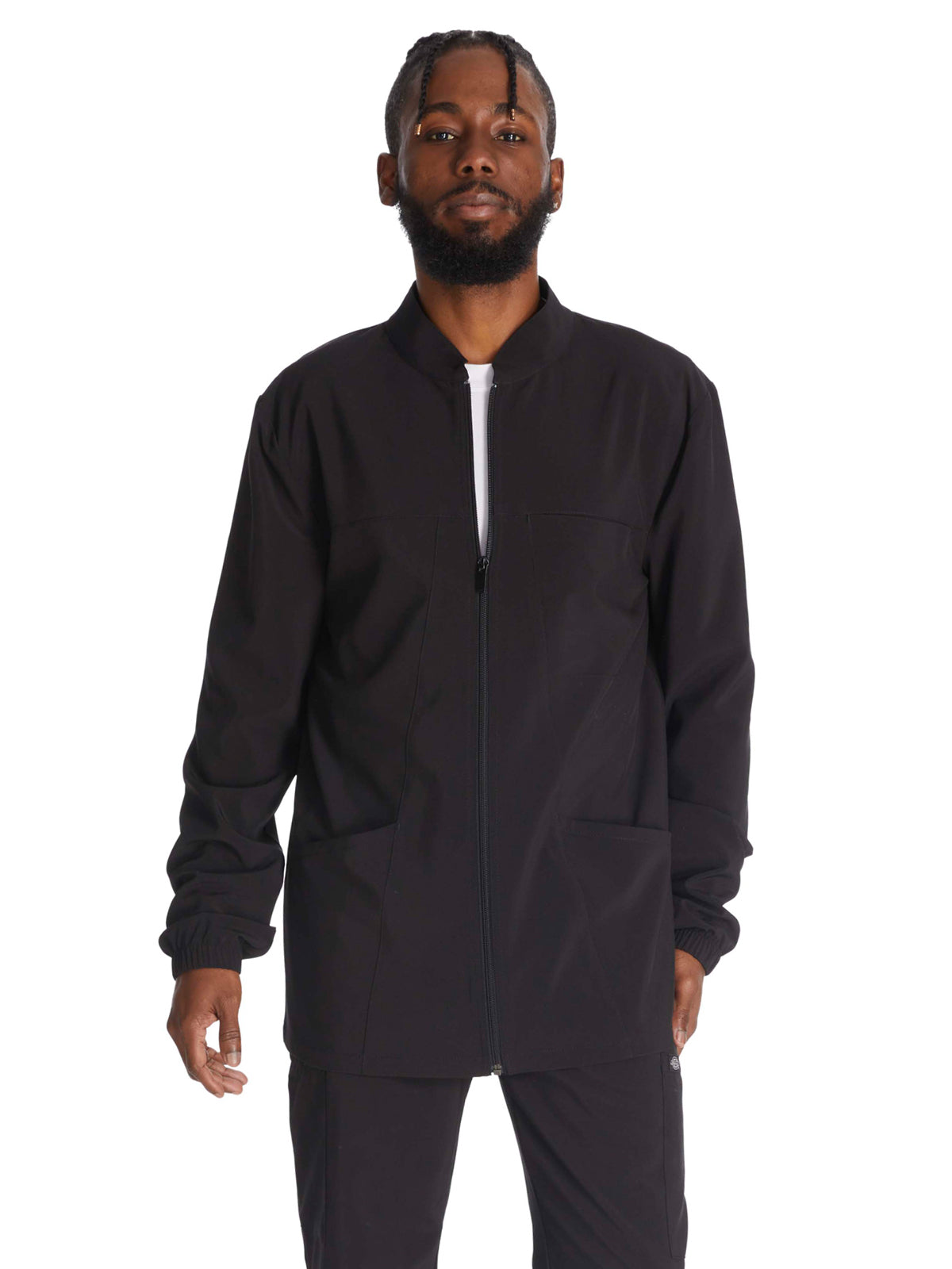 Dickies Medical EDS Essentials Men's 3-Pocket Zip Front Jacket