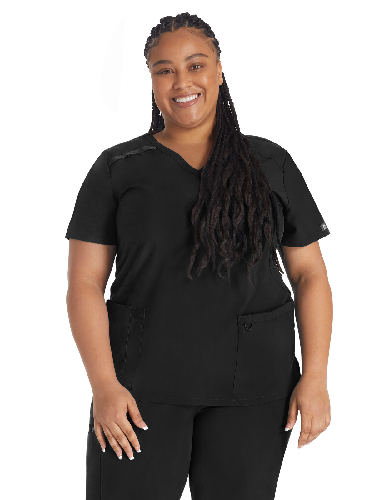 Dickies Medical EDS Essentials Women's 2-Pocket Contemporary Top