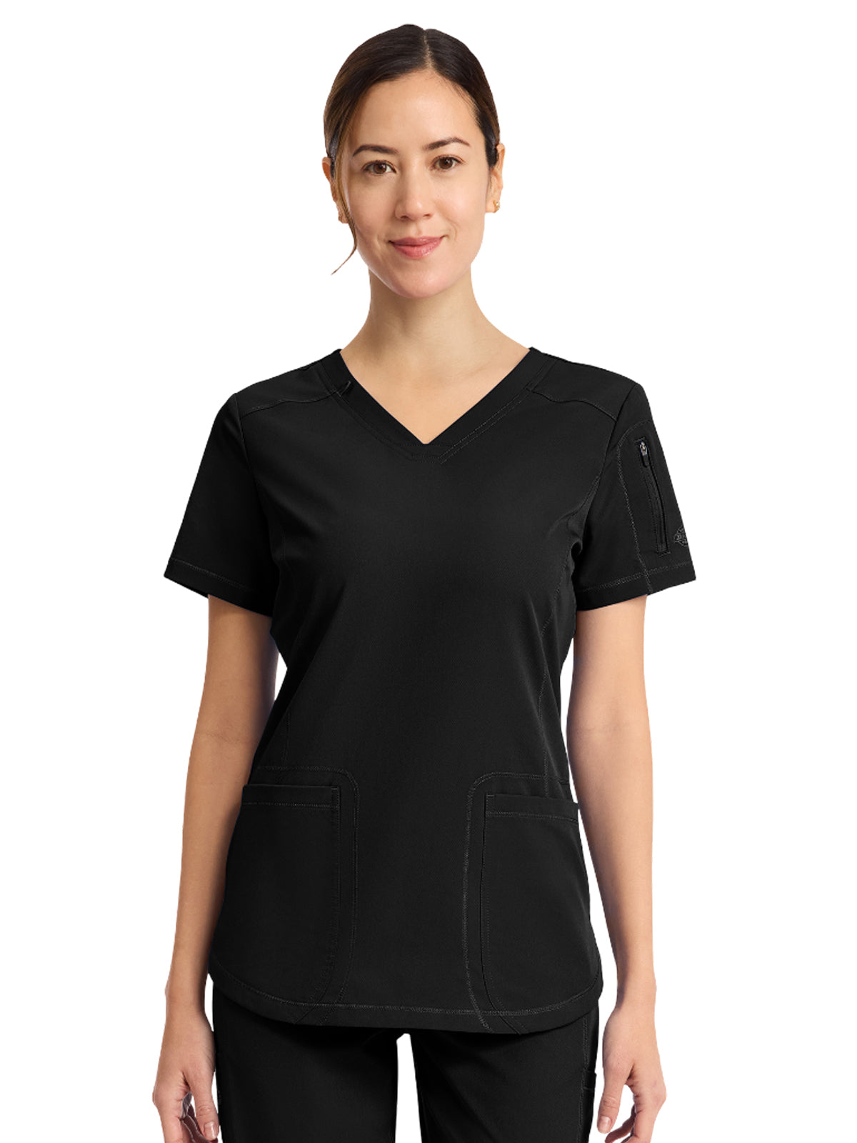 Dickies Medical Dynamix Women's 3-Pocket V-Neck Top