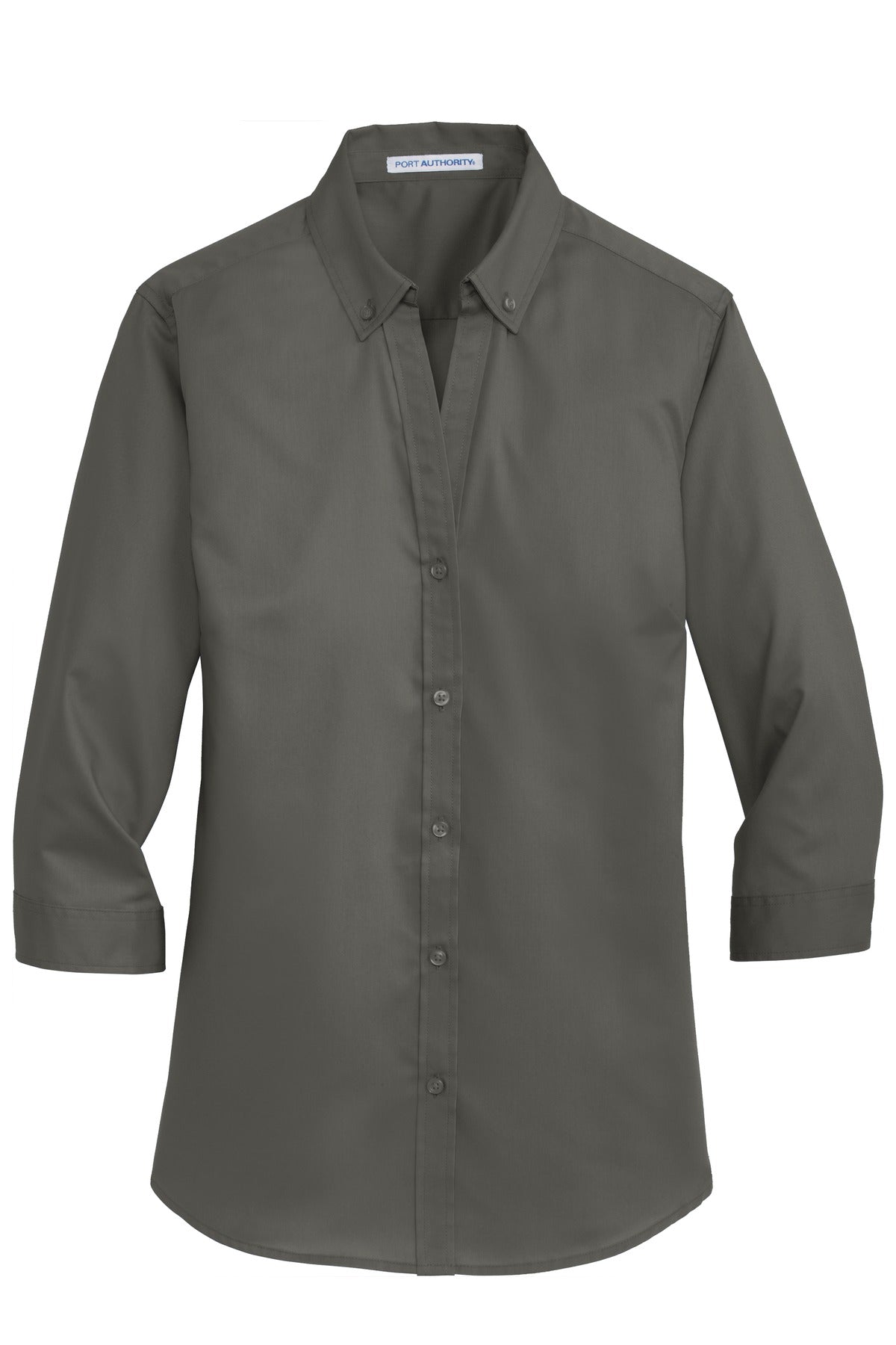 Port Authority Women's 3/4-Sleeve SuperPro Twill Shirt