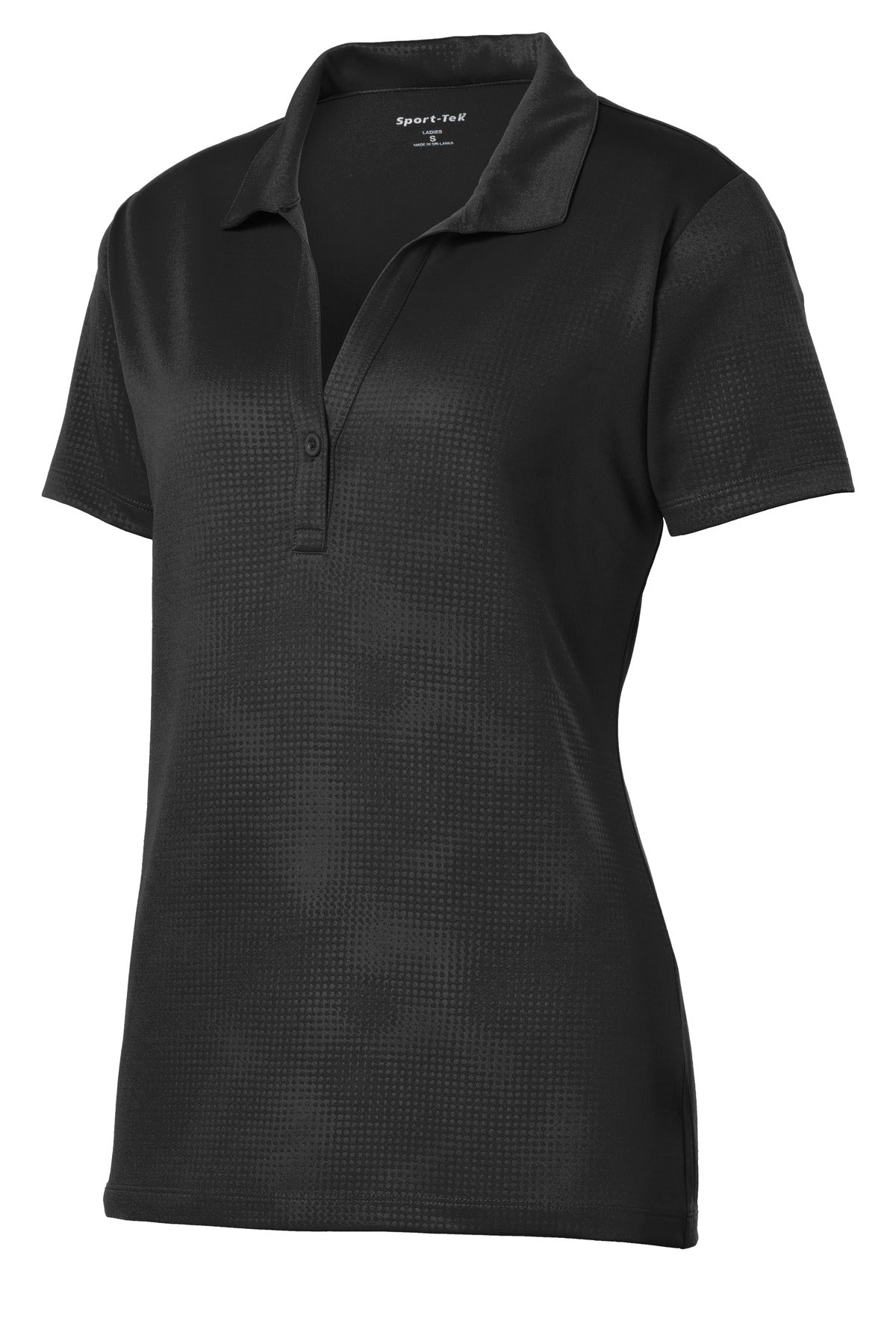 Sport-Tek Women's Embossed PosiCharge Tough Polo