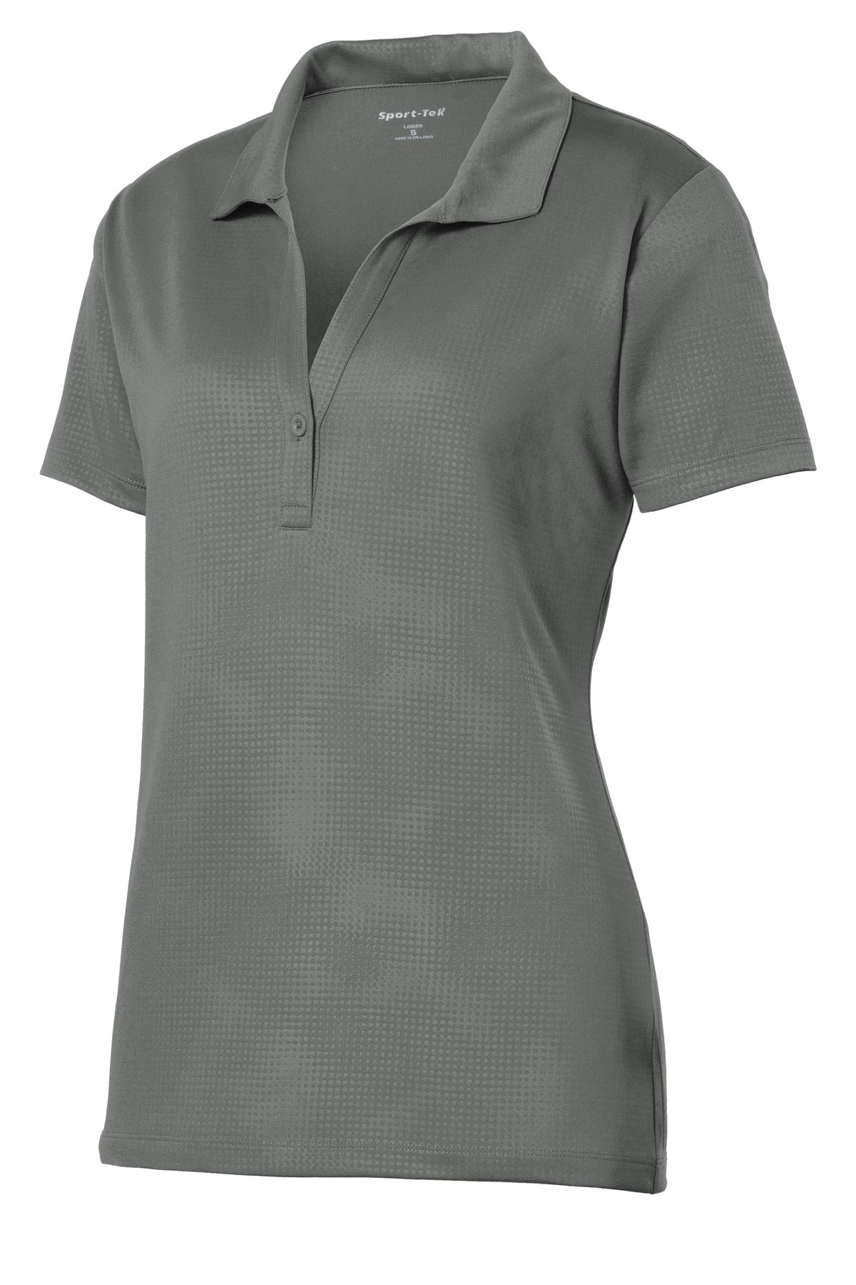 Sport-Tek Women's Embossed PosiCharge Tough Polo