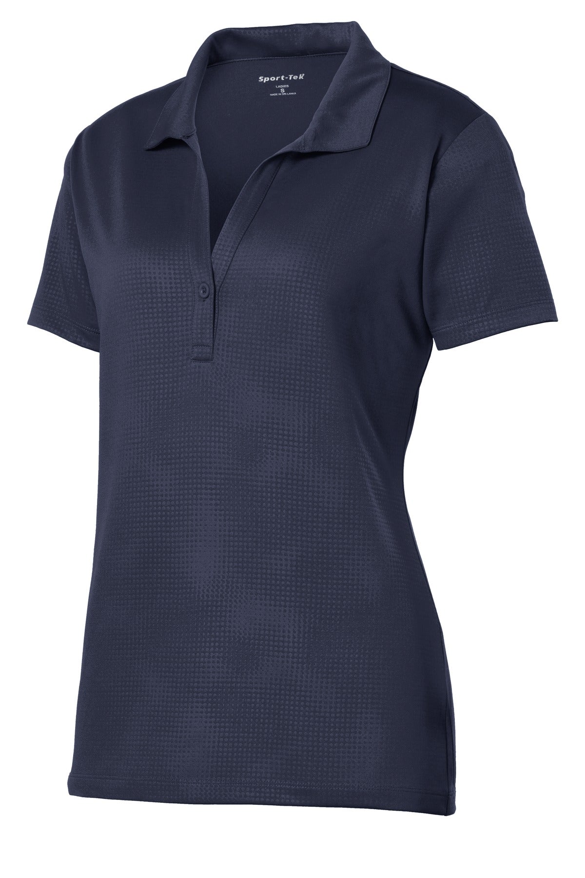Sport-Tek Women's Embossed PosiCharge Tough Polo