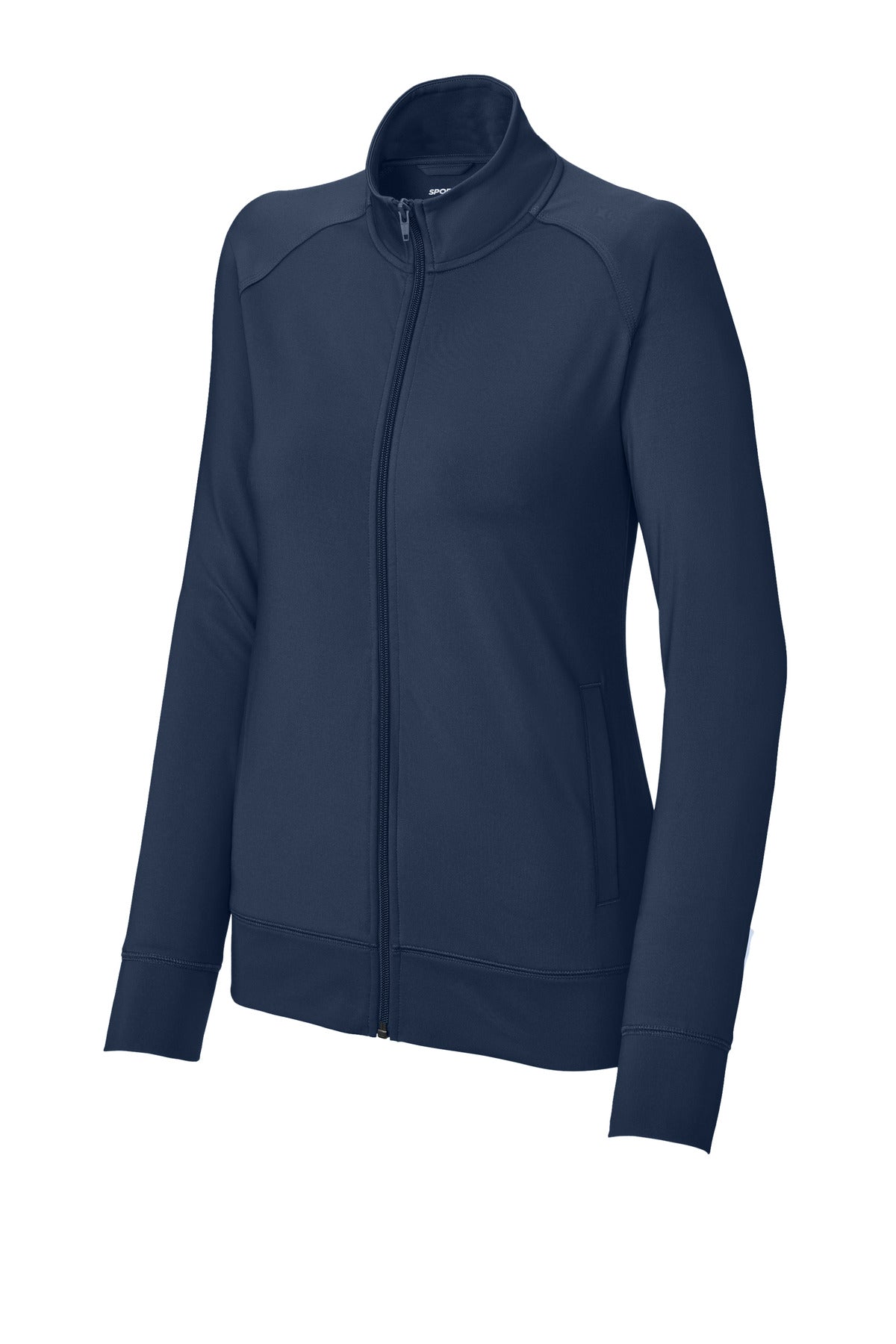 Sport-Tek Women's Sport-Wick Stretch Full-Zip Cadet Jacket