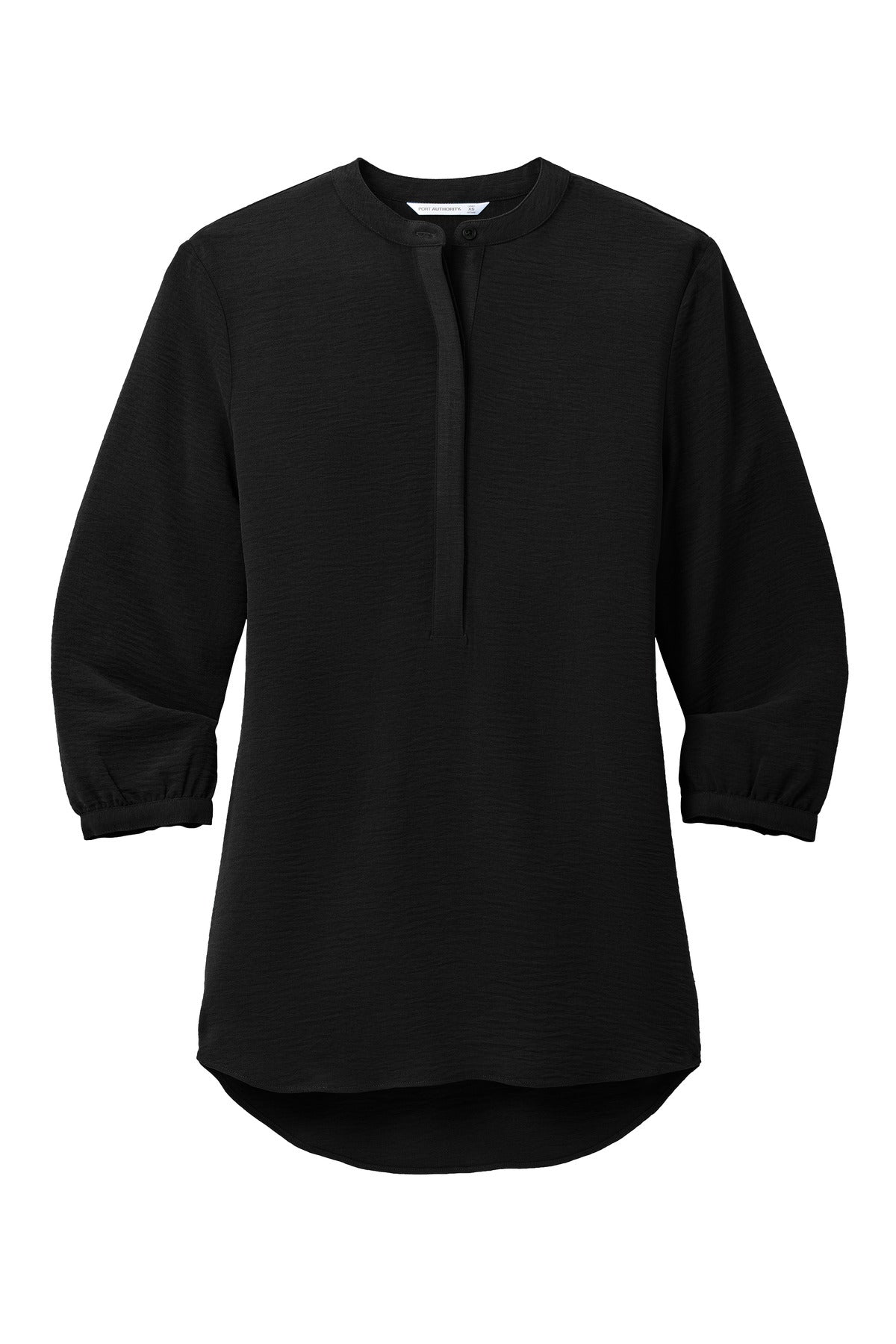 Port Authority Women's 3/4-Sleeve Textured Crepe Tunic
