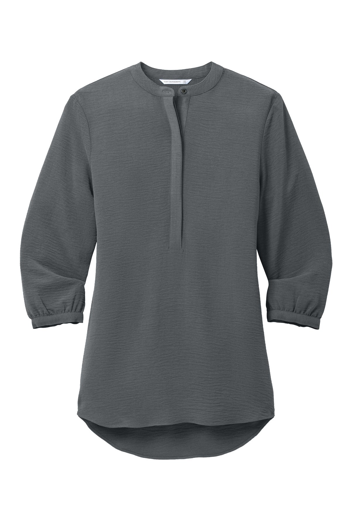 Port Authority Women's 3/4-Sleeve Textured Crepe Tunic