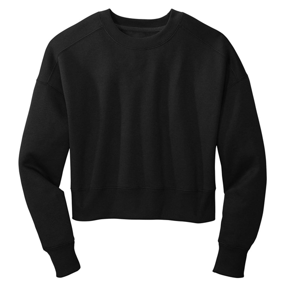 District Women's Perfect Weight Fleece Cropped Crew