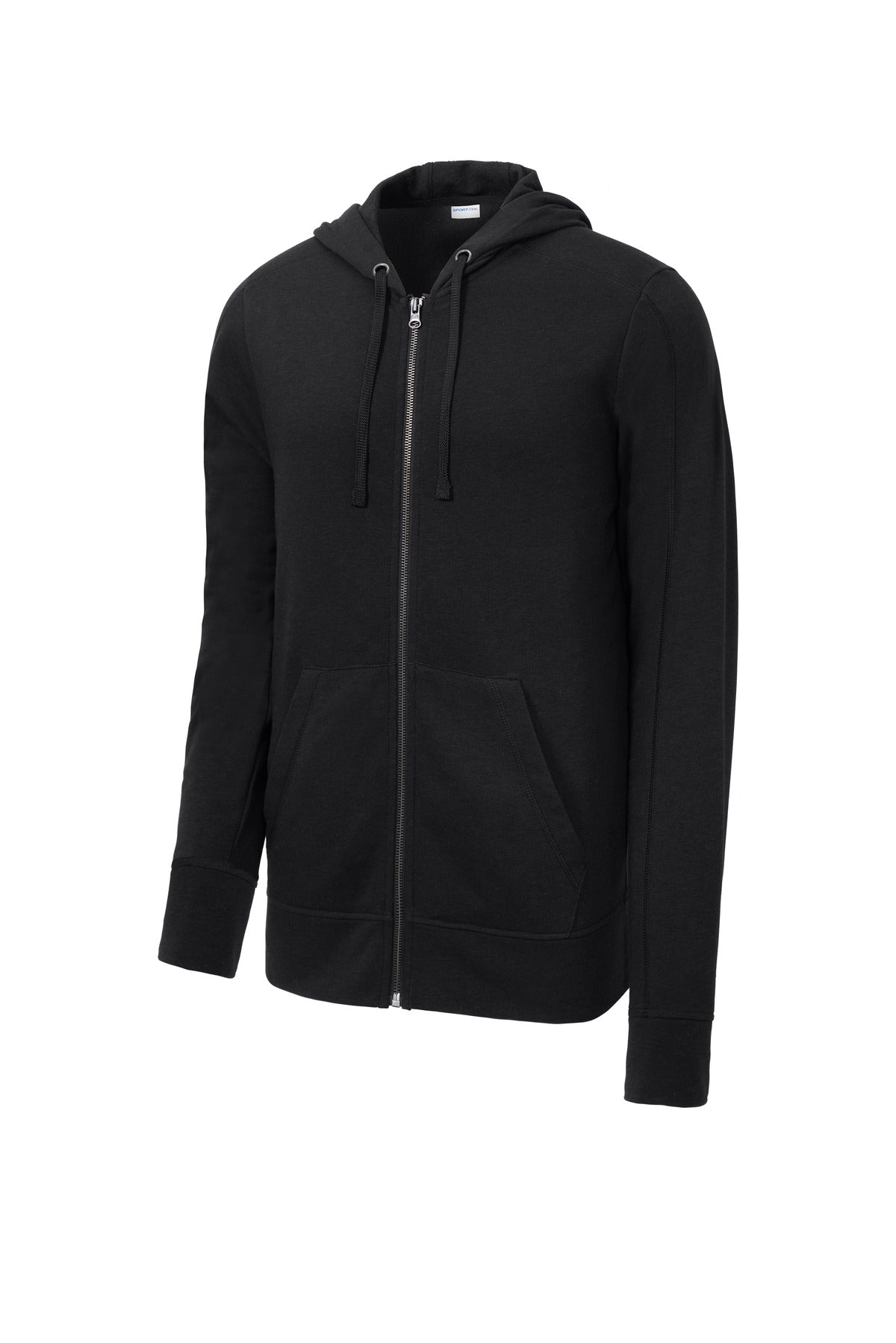 Sport-Tek PosiCharge Tri-Blend Wicking Fleece Full-Zip Hooded Jacket