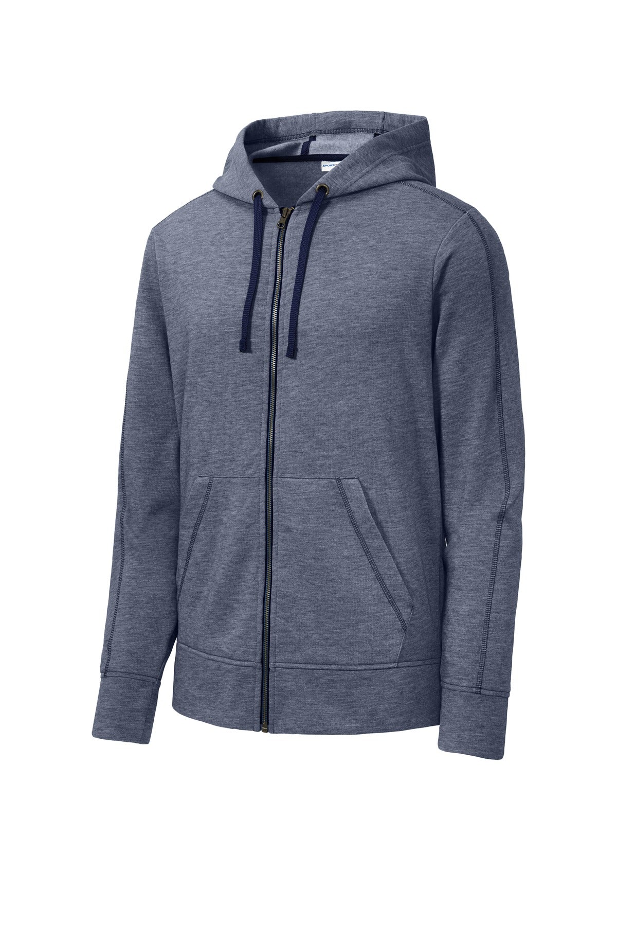 Sport-Tek PosiCharge Tri-Blend Wicking Fleece Full-Zip Hooded Jacket