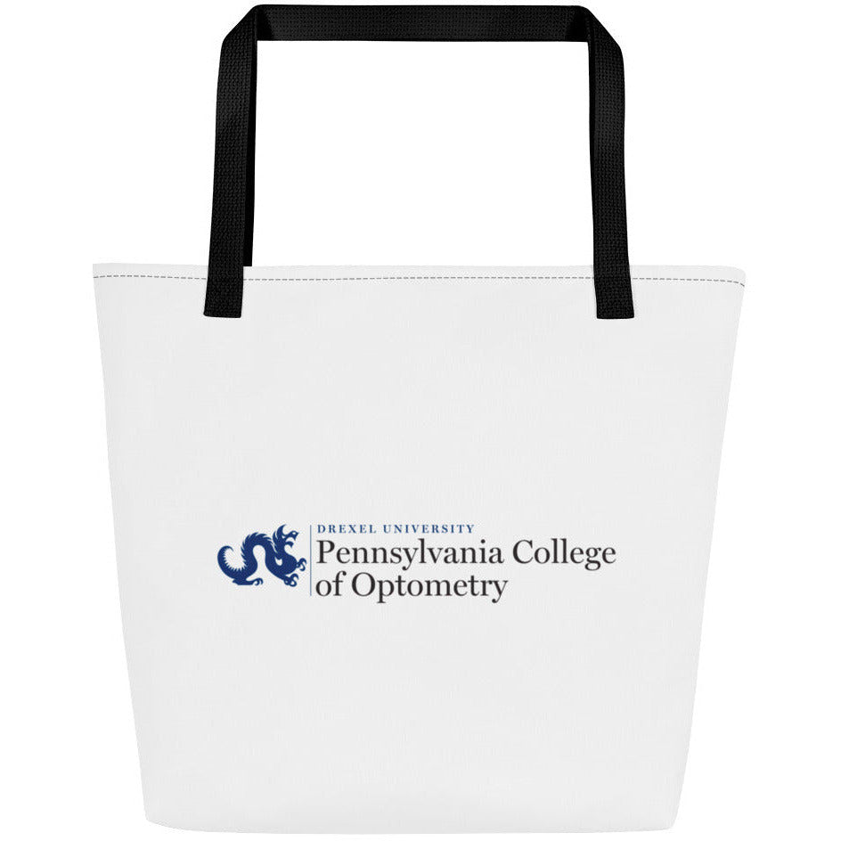 Drexel University PCO All-Over Print Large Tote Bag