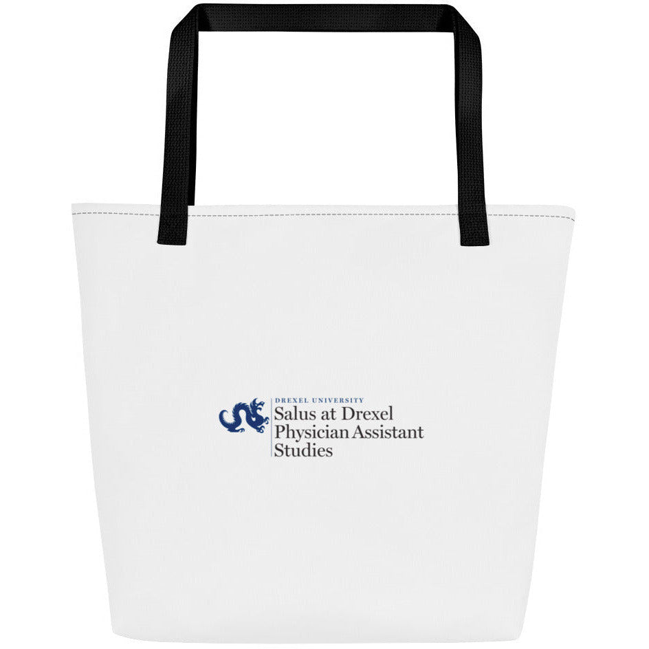 Drexel University PA All-Over Print Large Tote Bag
