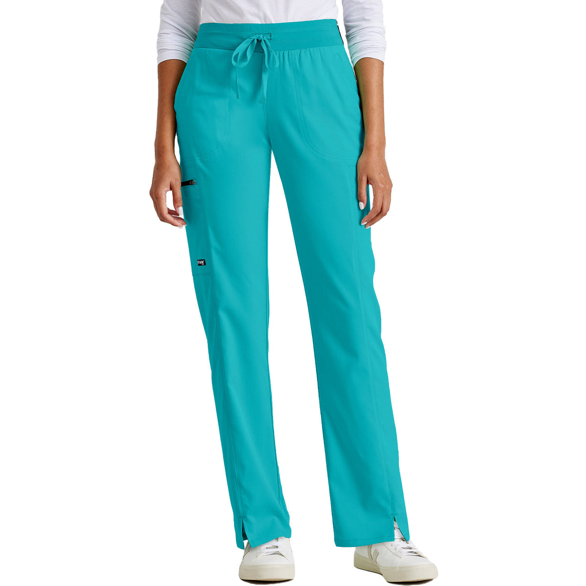Barco Grey's Anatomy Stretch Women's Zip Cargo Pocket Kim Pant