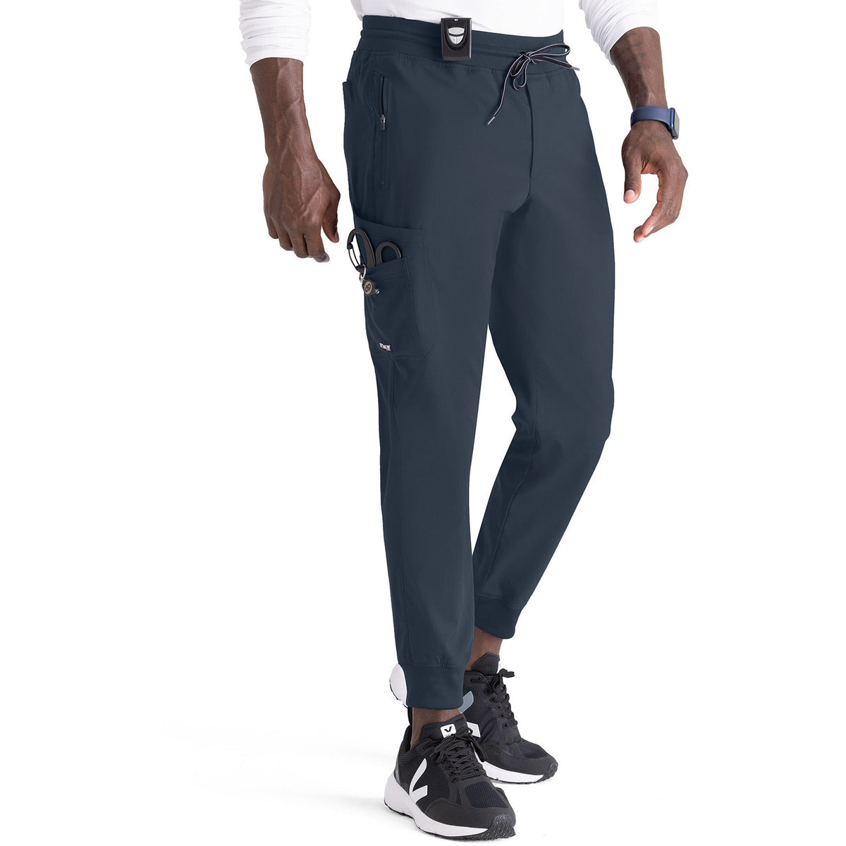 Barco Grey's Anatomy Stretch Men's Zip-Fly Murphy Jogger Pant