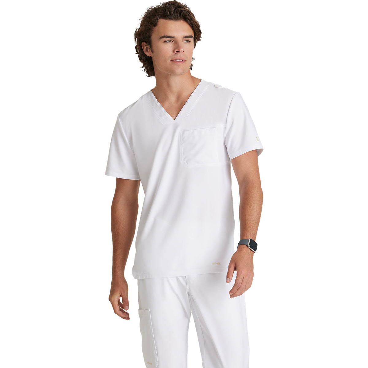 Barco Grey's Anatomy Evolve Men's Piped V-Neck Journey Top