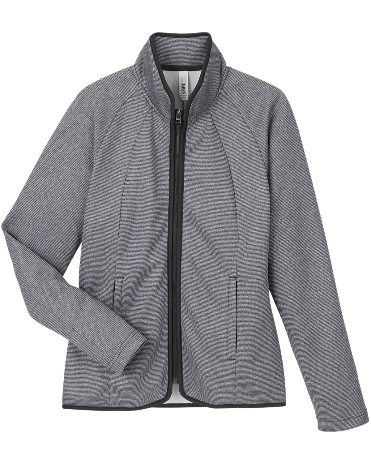 Ladies' Venture Heathered Stripe Full-Zip