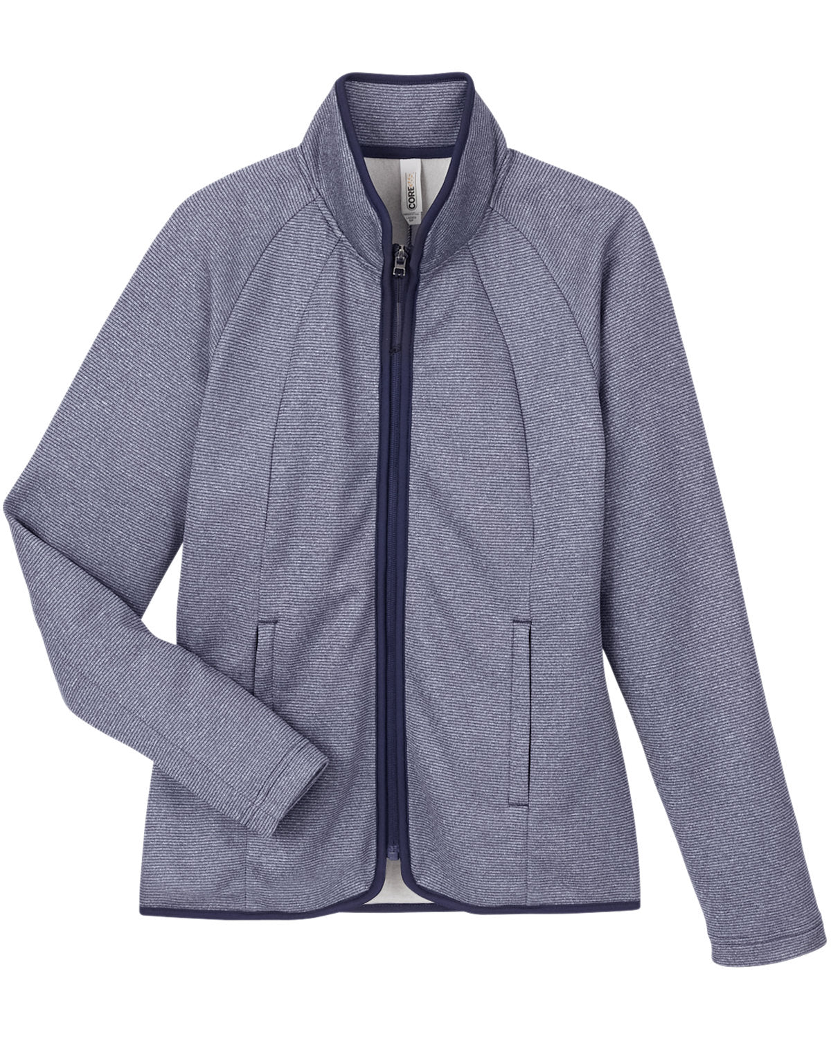 Ladies' Venture Heathered Stripe Full-Zip