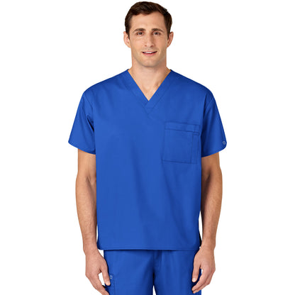 Wink WORK Unisex Double-Pocket V-Neck Top