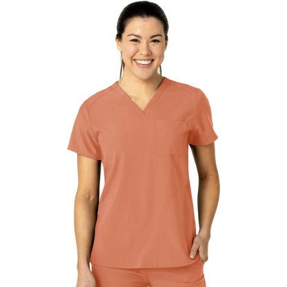 Wink W123 Women's Three-Pocket Flex-N-Reach V-Neck Top