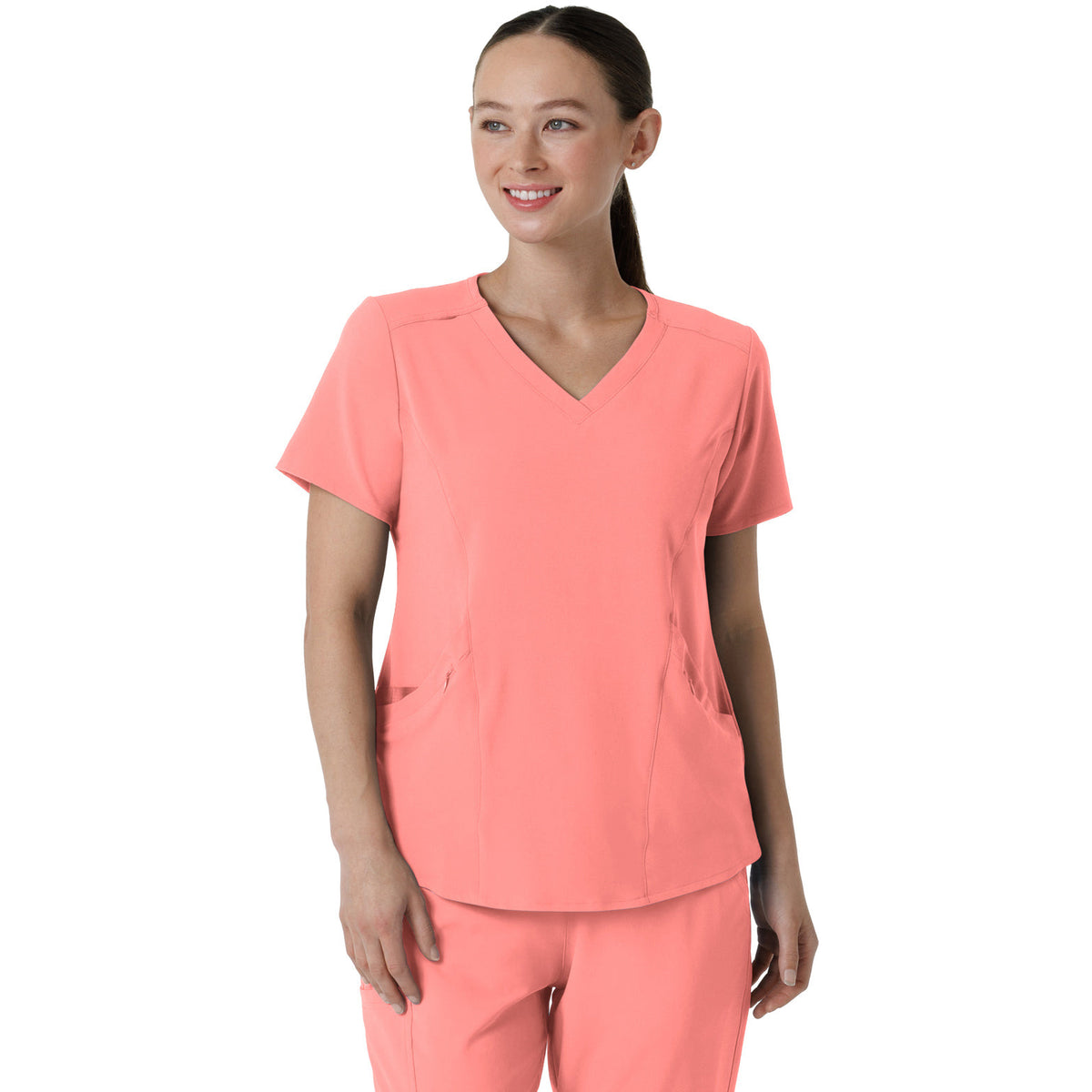 Wink Renew Women's Four-Pocket V-Neck Top