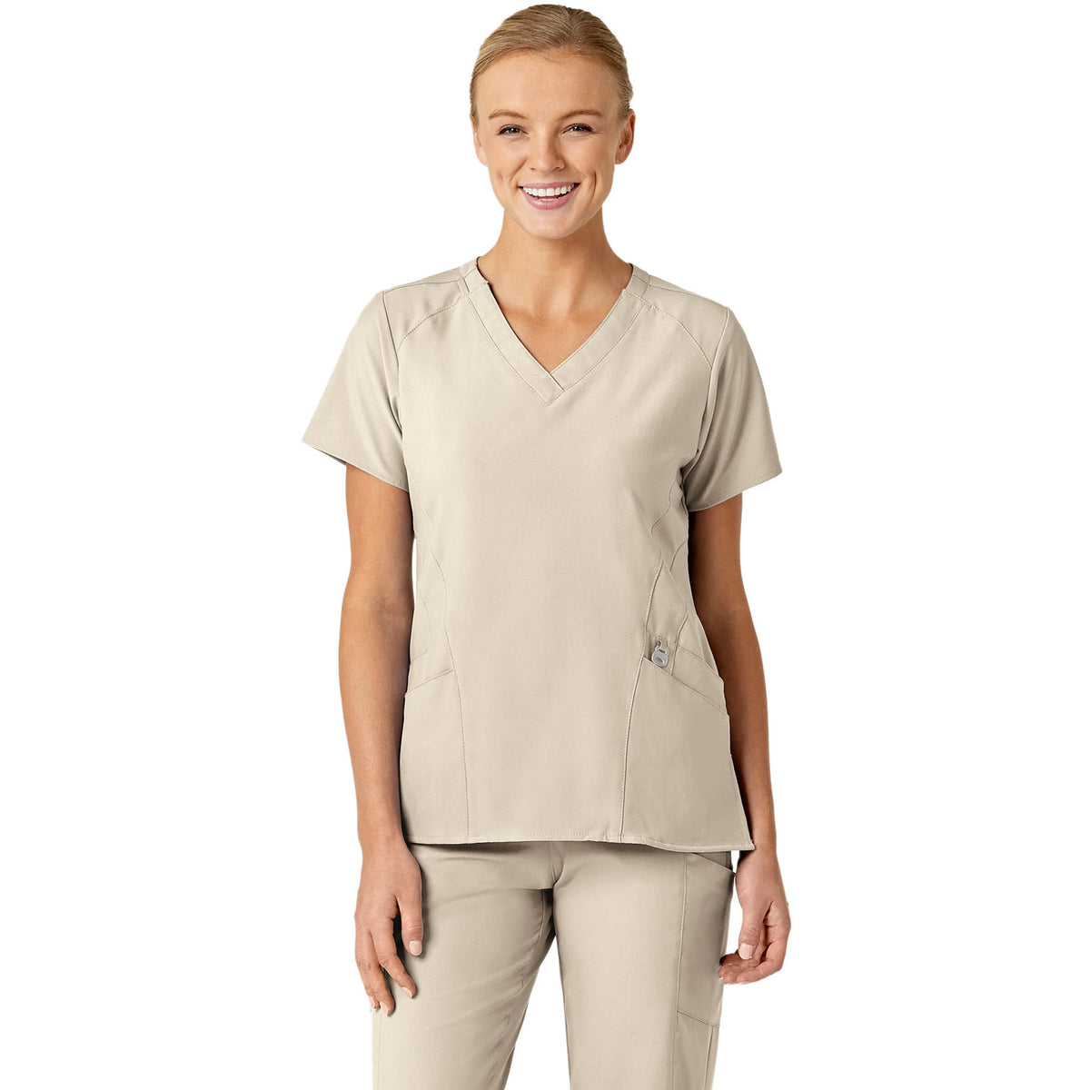 Wink W123 Women's Five-Pocket V-Neck Top