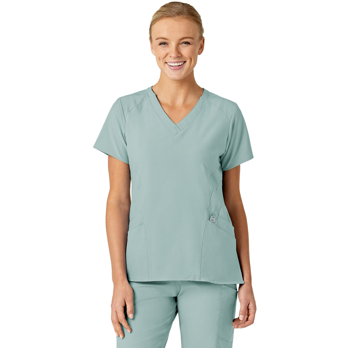 Wink W123 Women's Five-Pocket V-Neck Top