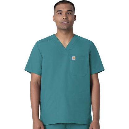 Carhartt Scrubs Force Essentials Men's Four-Pocket Modern Fit V-Neck Top