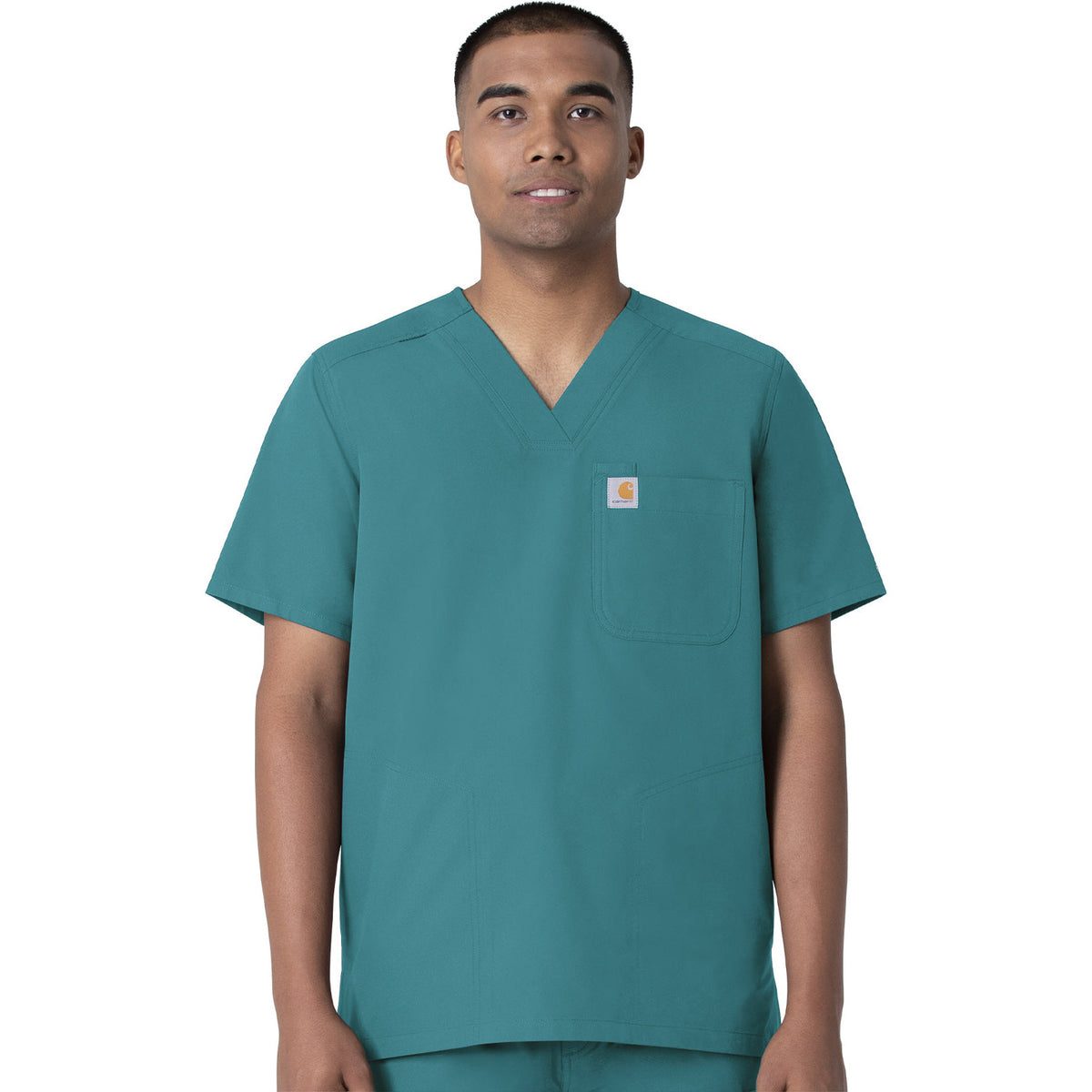 Carhartt Scrubs Force Essentials Men's Four-Pocket Modern Fit V-Neck Top