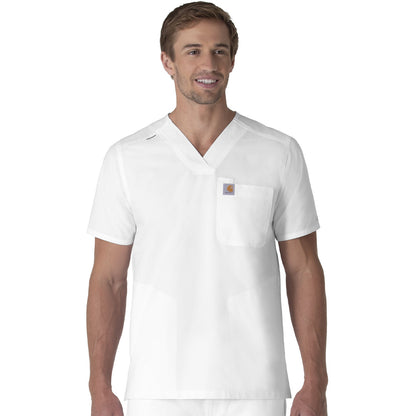 Carhartt Scrubs Force Essentials Men's Four-Pocket Modern Fit V-Neck Top