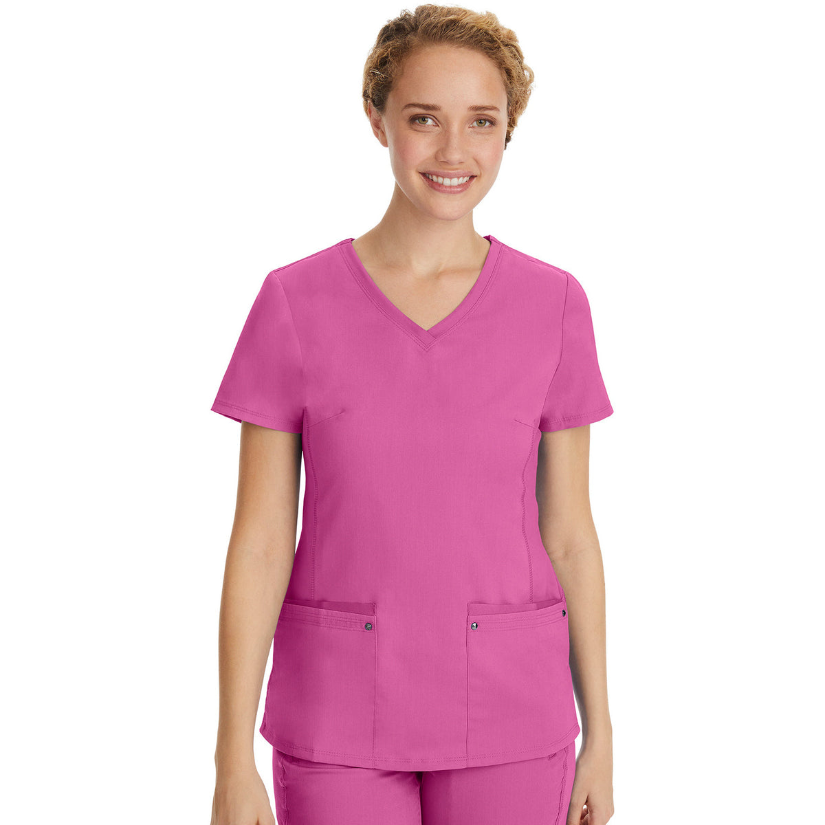 Healing Hands HH Purple Label Women's 2-Pocket Juliet Stylish V-Neck Top