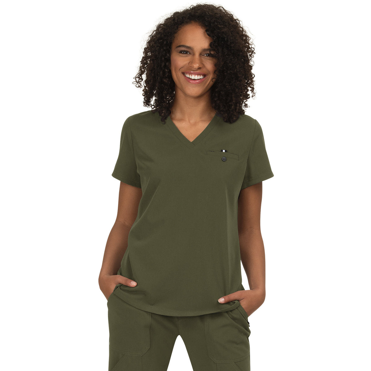 KOI Next Gen Women's 1-Pocket Tuck-In Ready to Work Top