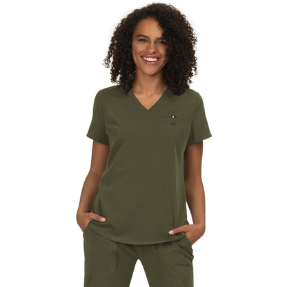KOI Next Gen Women's 1-Pocket Tuck-In Ready to Work Top