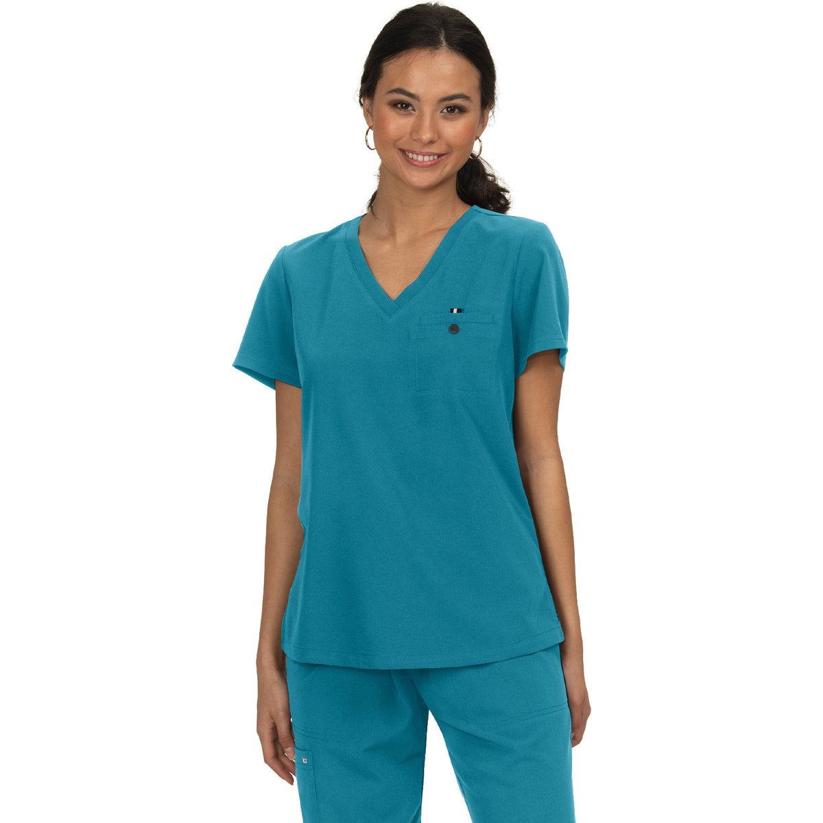 KOI Next Gen Women's 1-Pocket Tuck-In Ready to Work Top