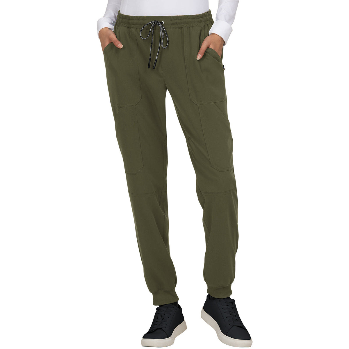 KOI Next Gen Women's 7-Pocket Stretch Jogger Good Vibe Pant