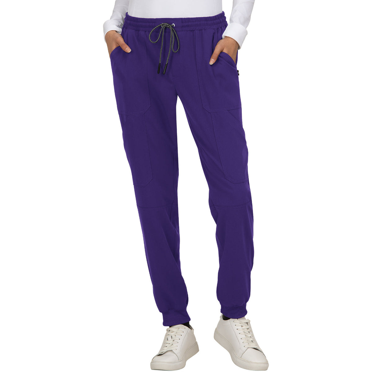KOI Next Gen Women's 7-Pocket Stretch Jogger Good Vibe Pant