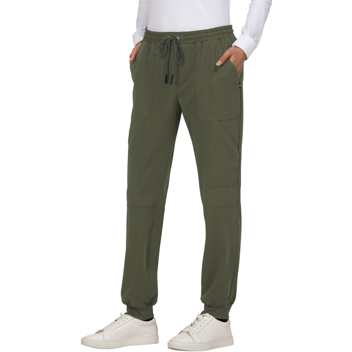 KOI Next Gen Women's 7-Pocket Stretch Jogger Good Vibe Pant