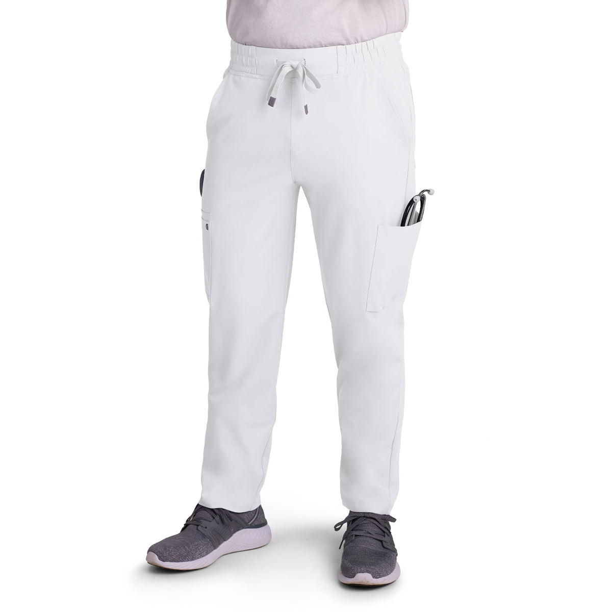 KOI Cureology Men's 6-Pocket Drawstring Elastic Waist Neuro Pant