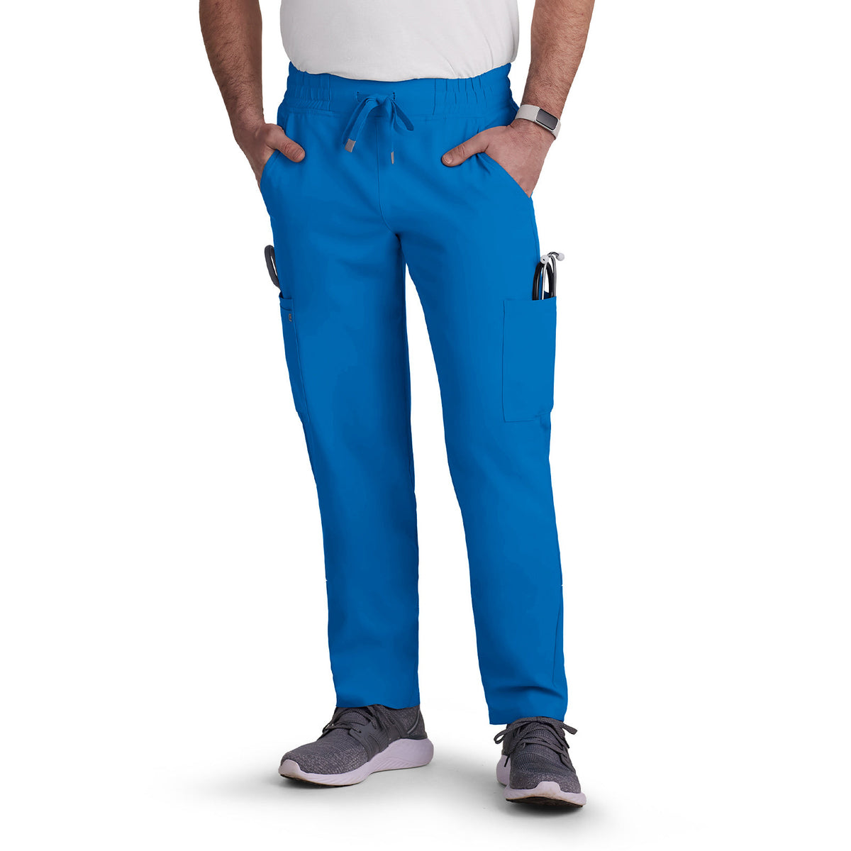 KOI Cureology Men's 6-Pocket Drawstring Elastic Waist Neuro Pant