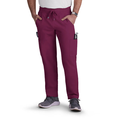 KOI Cureology Men's 6-Pocket Drawstring Elastic Waist Neuro Pant