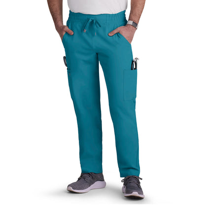 KOI Cureology Men's 6-Pocket Drawstring Elastic Waist Neuro Pant