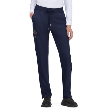 KOI Cureology Women's 7-Pocket Drawstring Elastic Waist Atria Pant