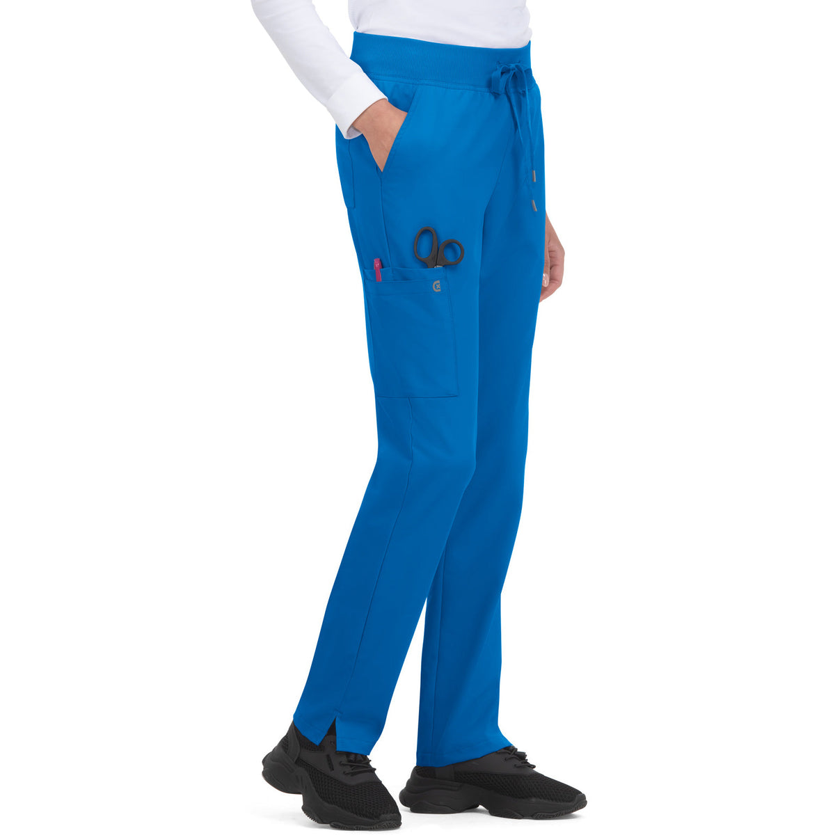 KOI Cureology Women's 7-Pocket Drawstring Elastic Waist Atria Pant