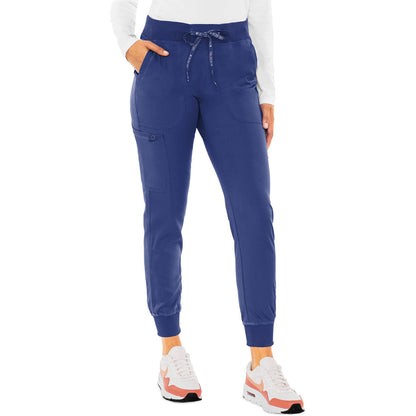 Med Couture MC Touch Women's 5-Pocket Rib-Knit Waistband Pant