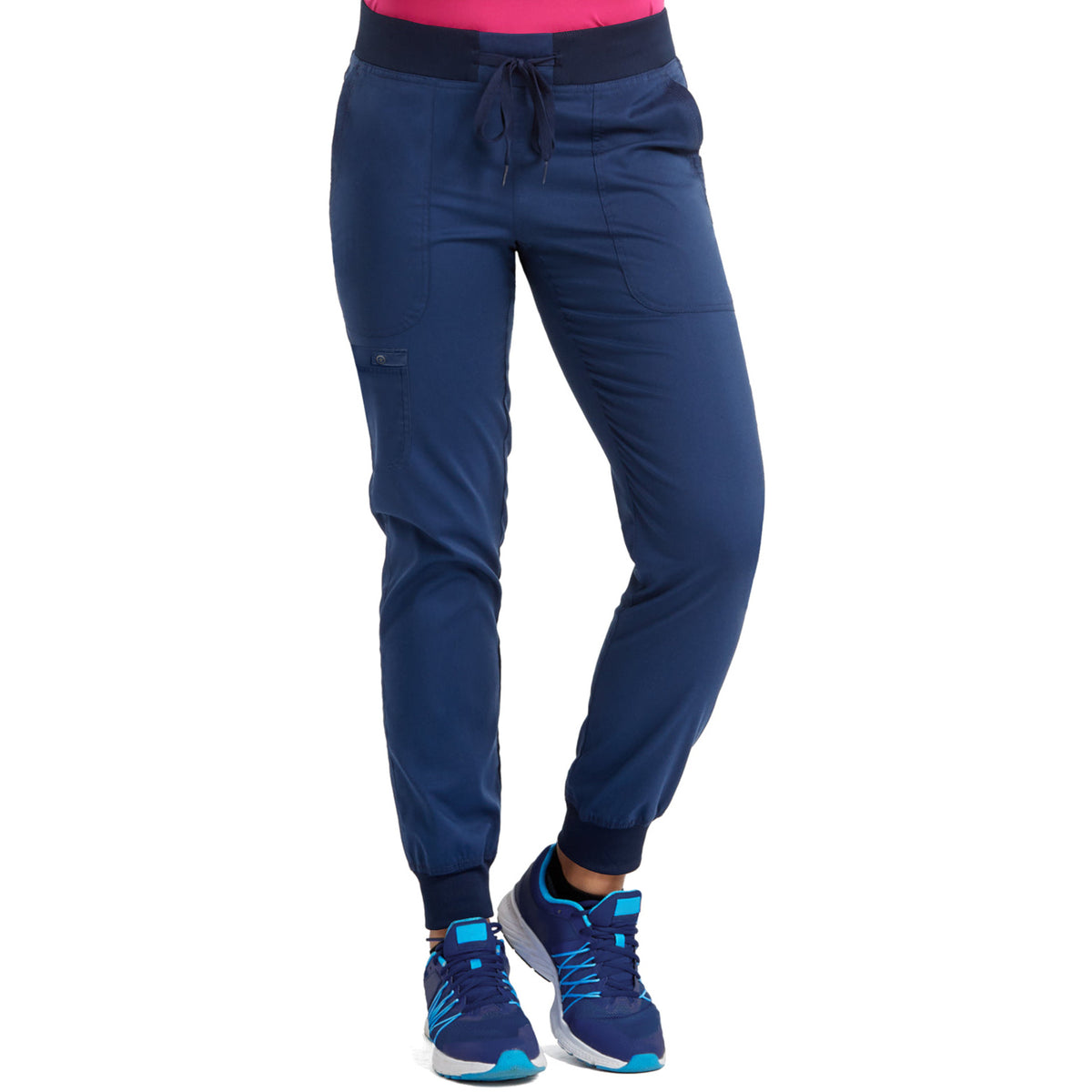 Med Couture MC Touch Women's 5-Pocket Rib-Knit Waistband Pant