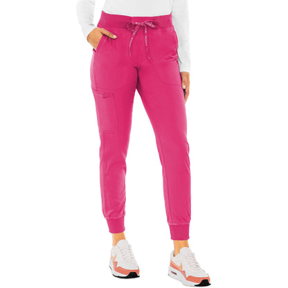 Med Couture MC Touch Women's 5-Pocket Rib-Knit Waistband Pant
